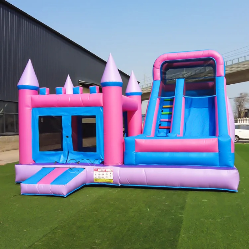 Kids Outdoor Inflatable - Commercial Bounce House Colorful Luxury Commercial