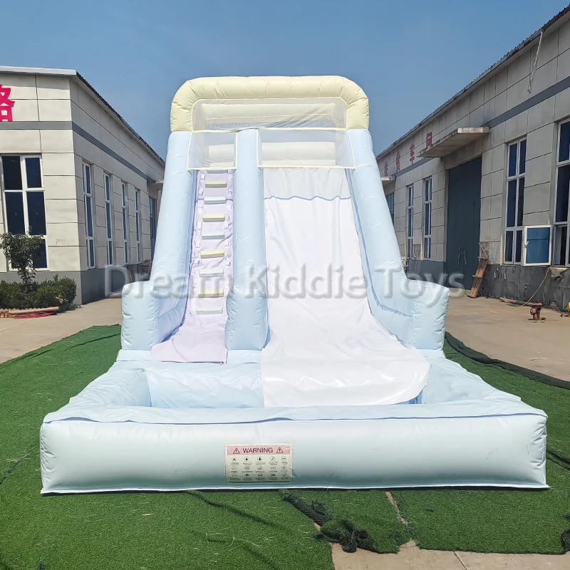 Kids Outdoor Inflatable - Commercial Inflatable Water Slide With Splash