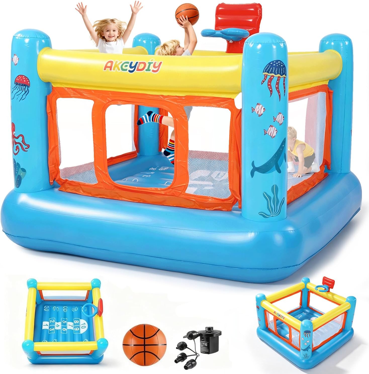 Kids Outdoor Inflatable - Bounce House, PVC Inflatable Bounce House