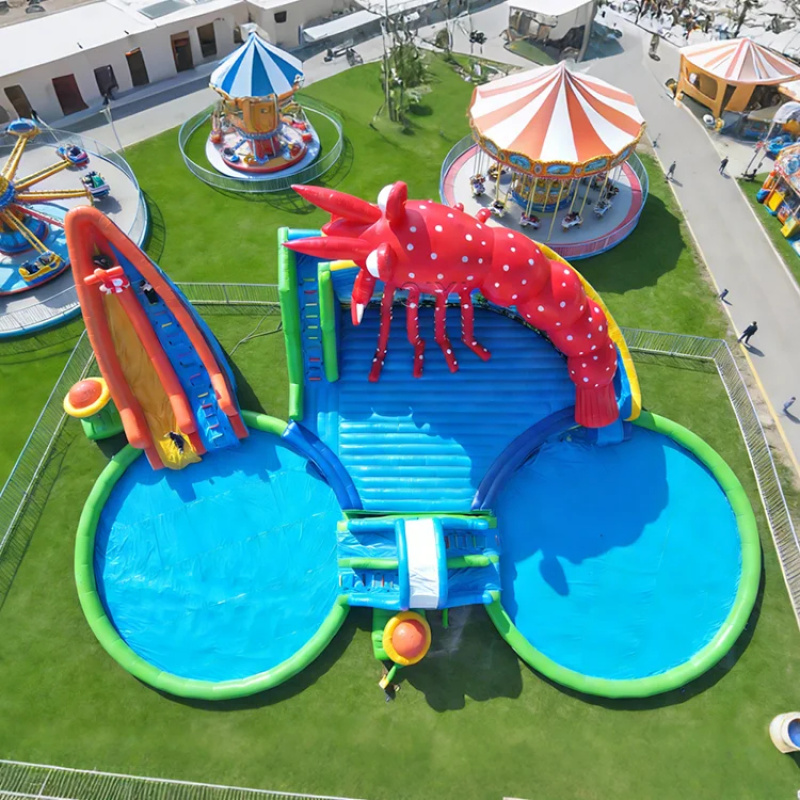 Kids Outdoor Water Park - High Quality Commercial Grade Pvc Inflatable