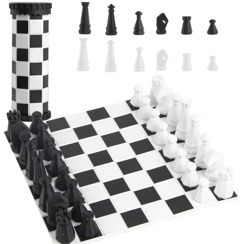 Kids Outdoor Storage - 2 in 1 Portable Chess Game