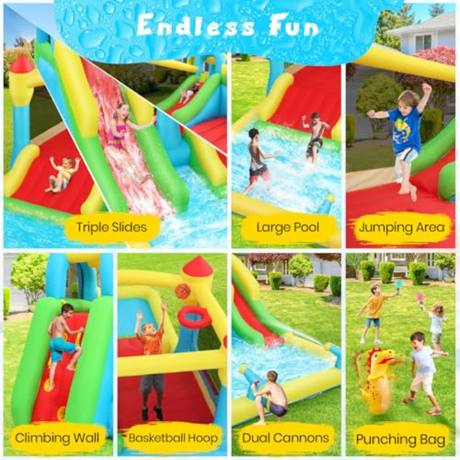 Outdoor/Indoor inflatable wate - огляд і ціна Kids Outdoor Water Slide