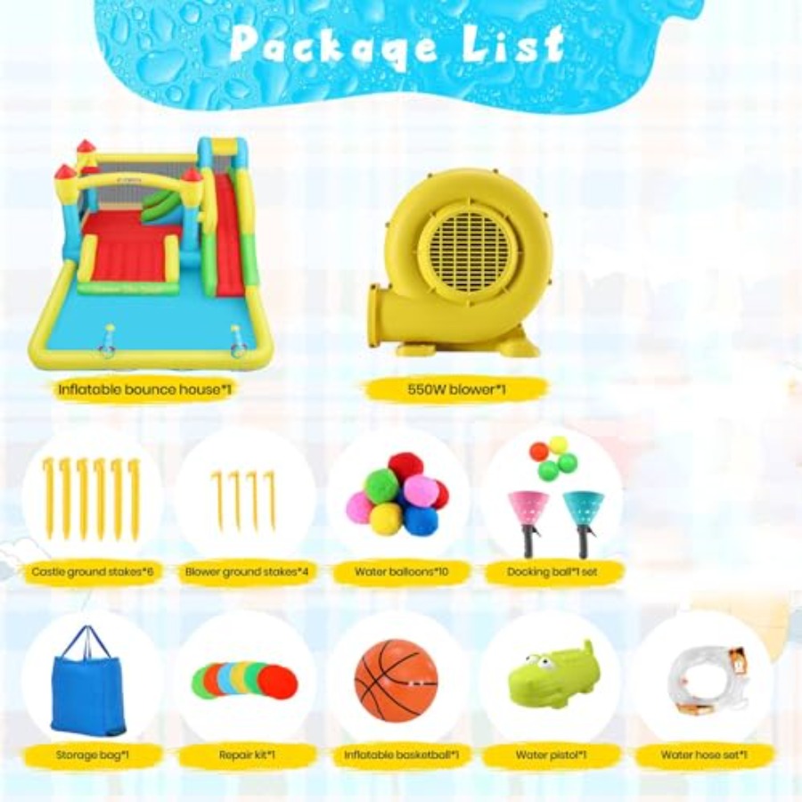 Outdoor/Indoor inflatable wate - огляд і ціна Kids Outdoor Water Slide