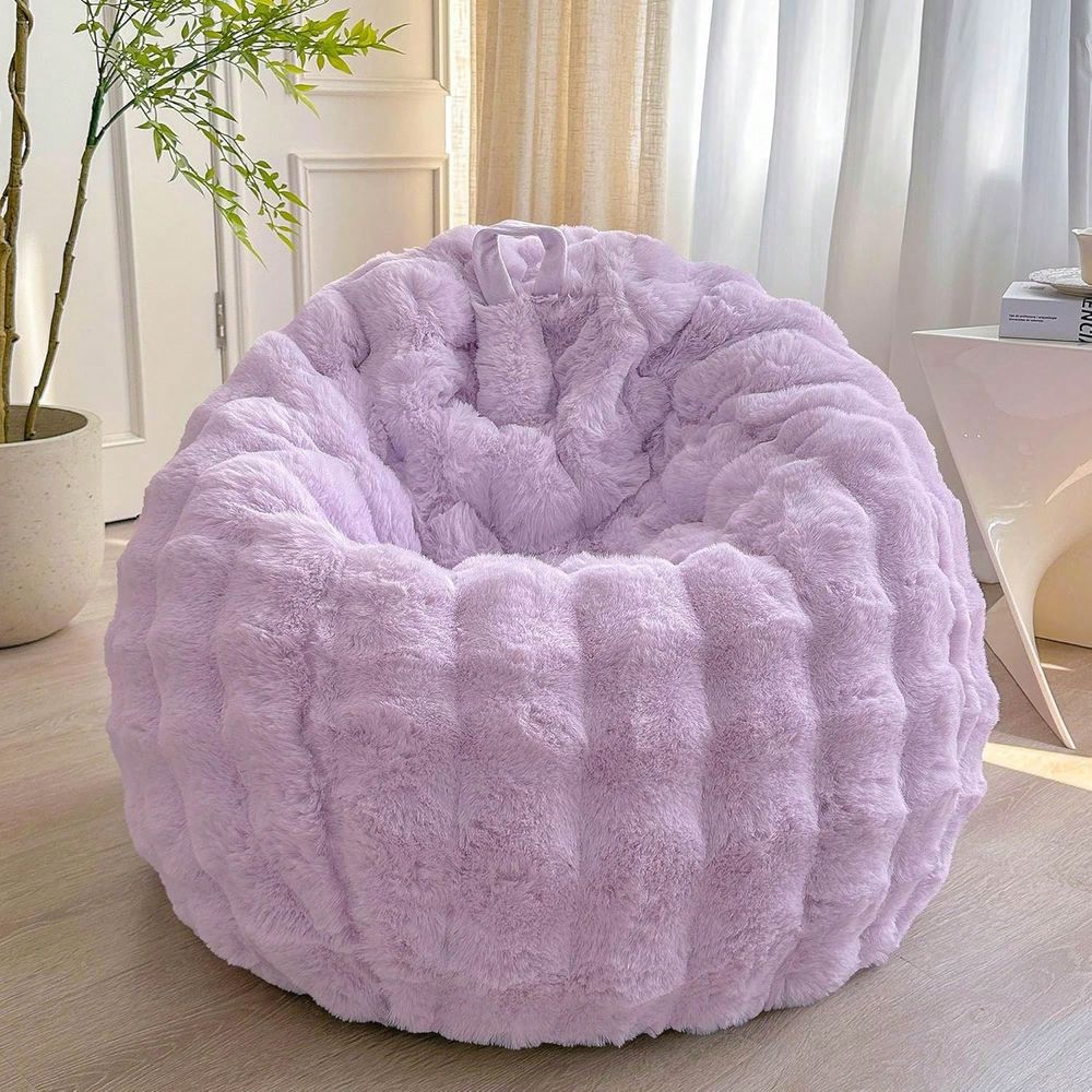 Faux Rabbit Fur Bean Bag Cover - огляд і ціна Kids Outdoor Storage