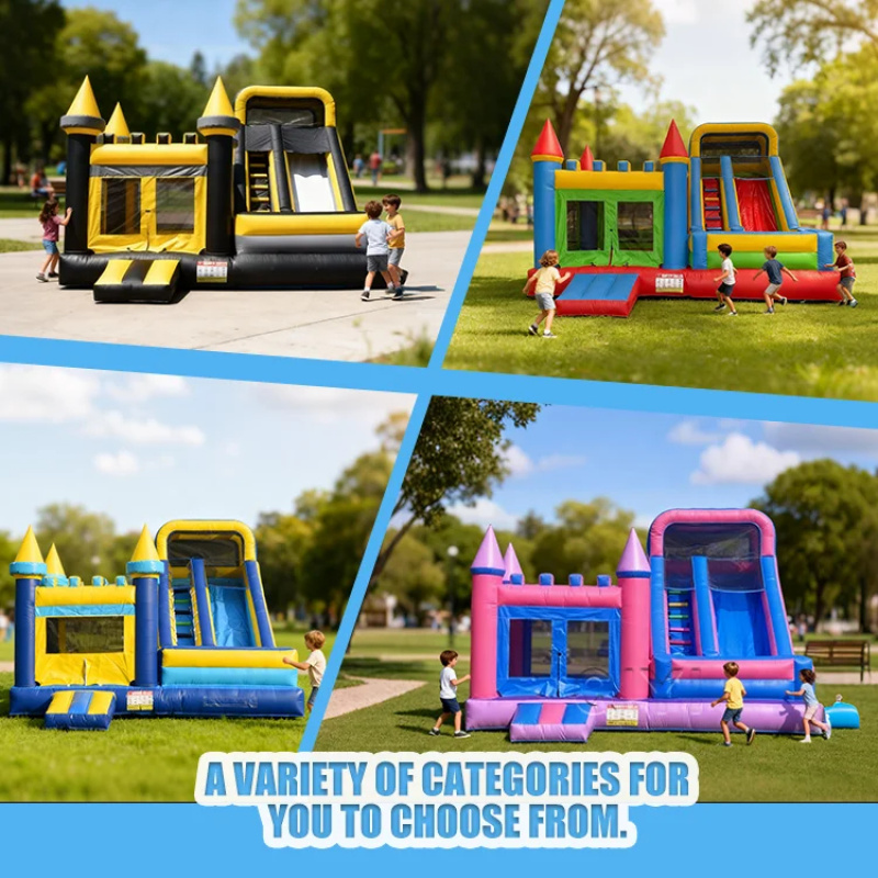 Commercial Bounce House Colorf - огляд і ціна Kids Outdoor Inflatable