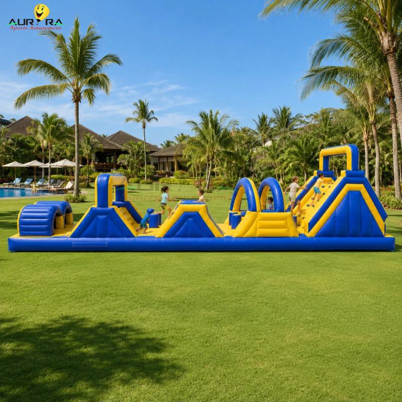 New Style Inflatable Bouncy Ob - огляд і ціна Kids Outdoor Obstacle Course