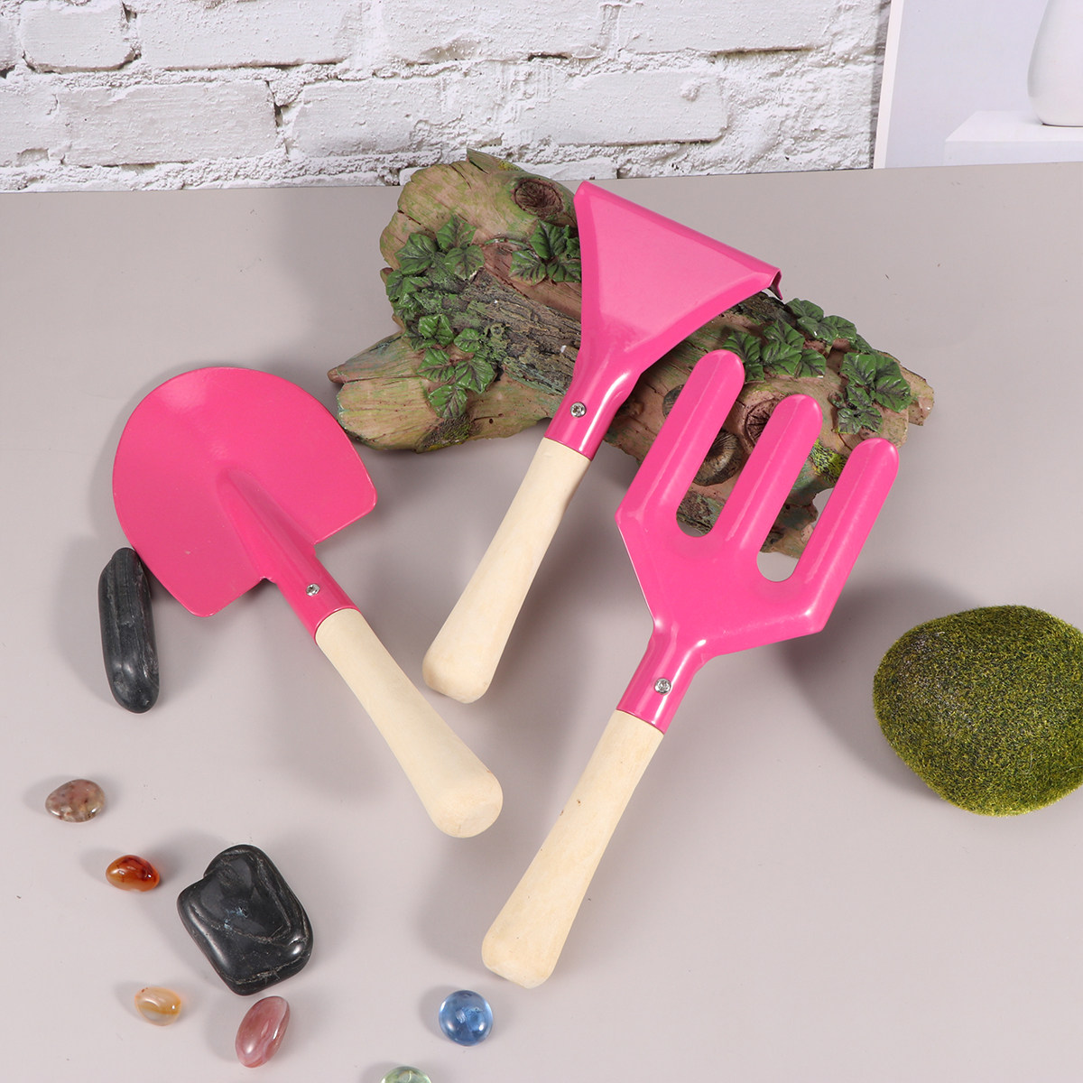 3Pcs Premium Kids Gardening To - огляд і ціна Kids Outdoor Garden Set