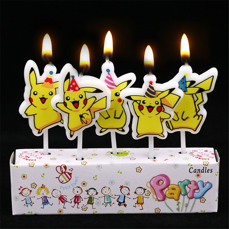 5pcs/lot Pokemon Birthday Cake - огляд і ціна Kids Outdoor Kitchen Accessories