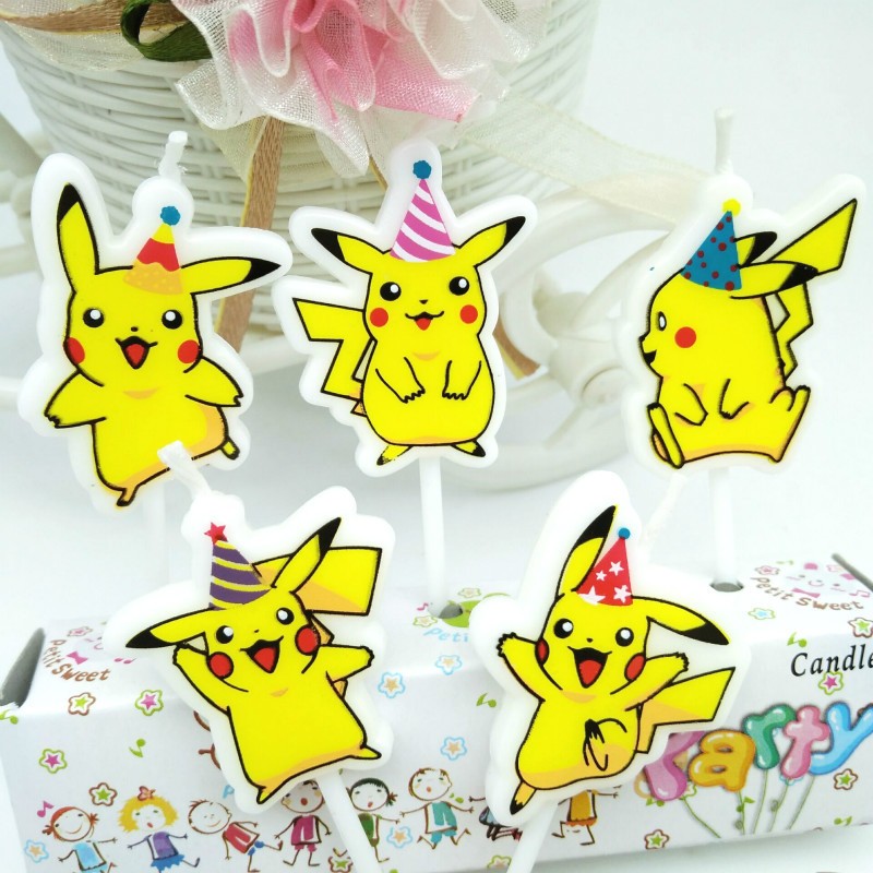 5pcs/lot Pokemon Birthday Cake - огляд і ціна Kids Outdoor Kitchen Accessories