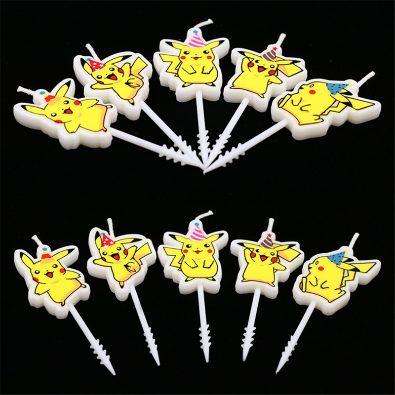 5pcs/lot Pokemon Birthday Cake - огляд і ціна Kids Outdoor Kitchen Accessories