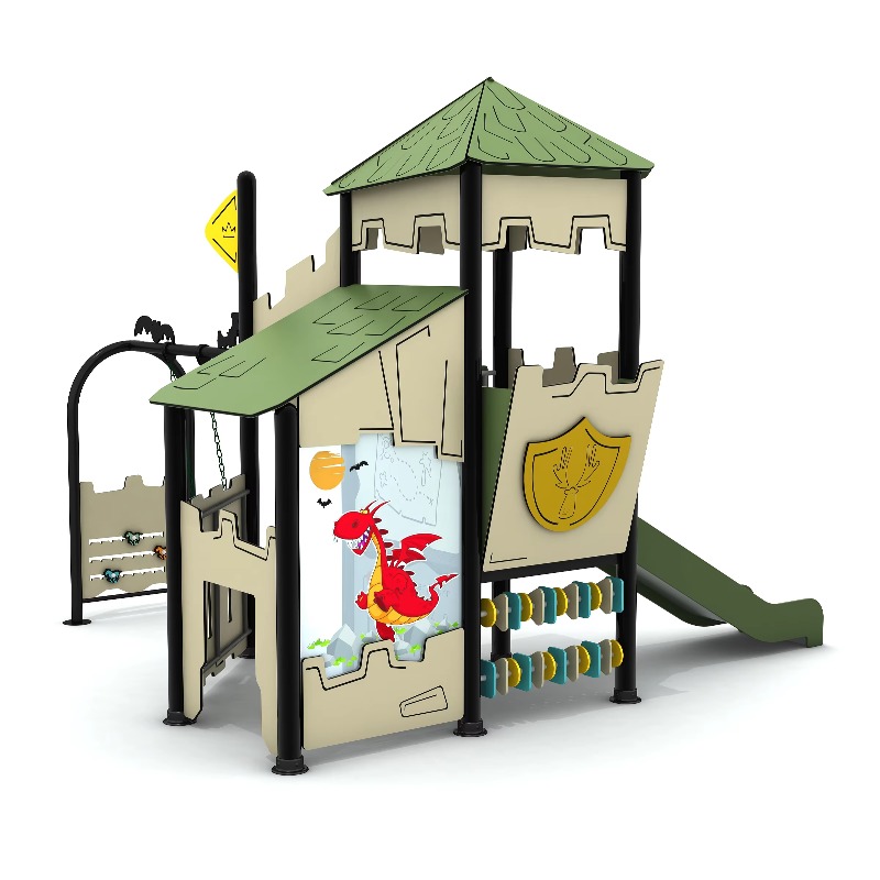 Wooden Outdoor Playground Set  - огляд і ціна Kids Outdoor Wooden Playset