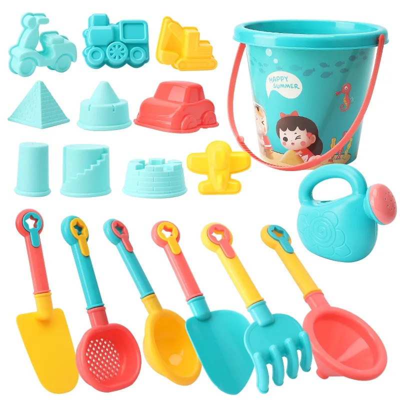 18PCS Beach Toy Set Bucket Sea - огляд і ціна Kids Outdoor Storage