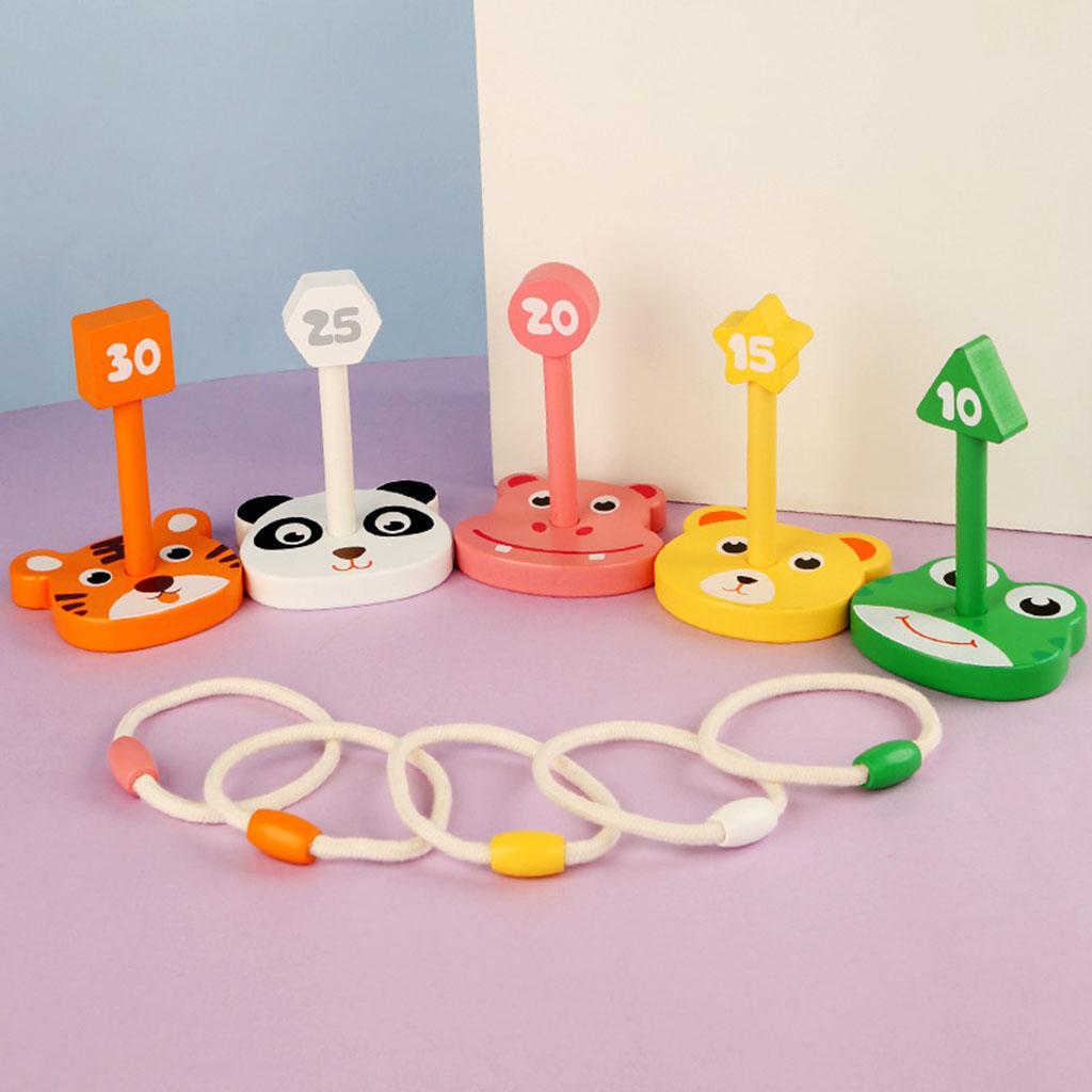 Educational Ring Toss Game for - огляд і ціна Kids Outdoor Wooden Playset
