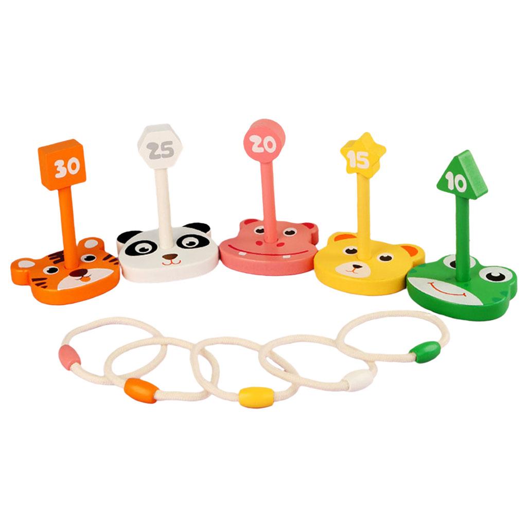 Educational Ring Toss Game for - огляд і ціна Kids Outdoor Wooden Playset