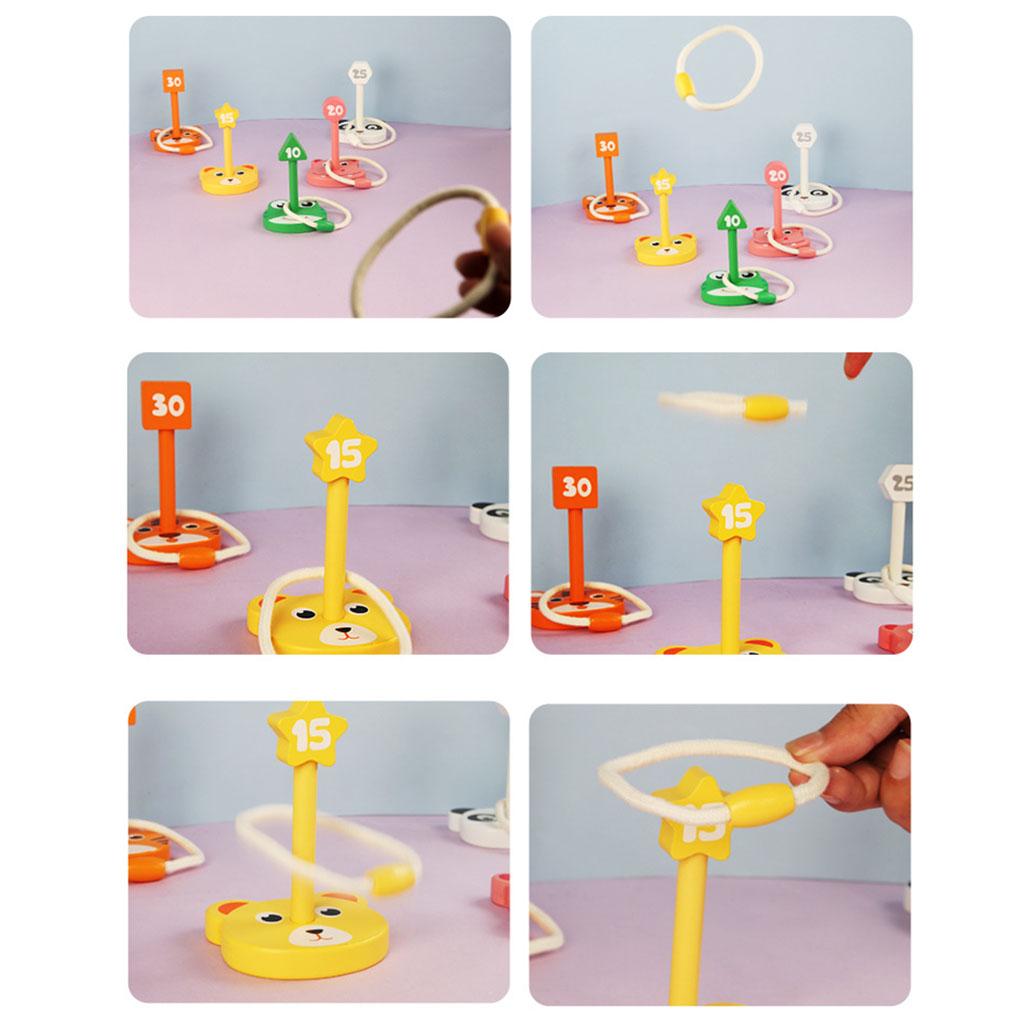 Educational Ring Toss Game for - огляд і ціна Kids Outdoor Wooden Playset