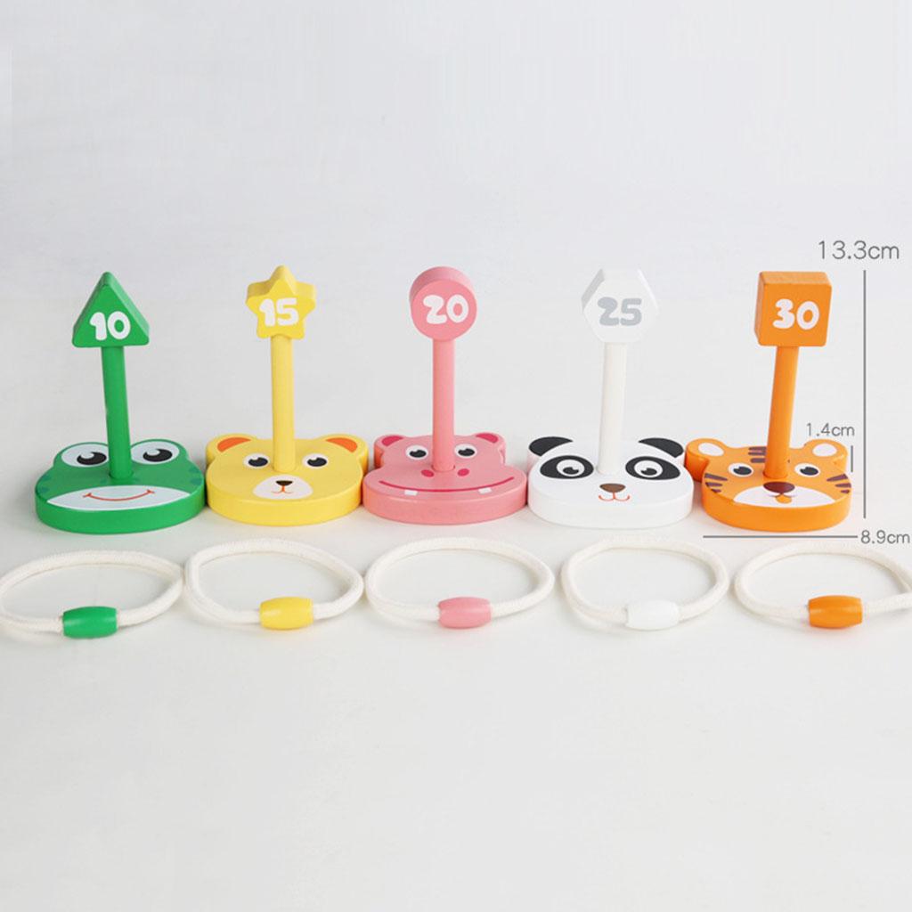 Educational Ring Toss Game for - огляд і ціна Kids Outdoor Wooden Playset