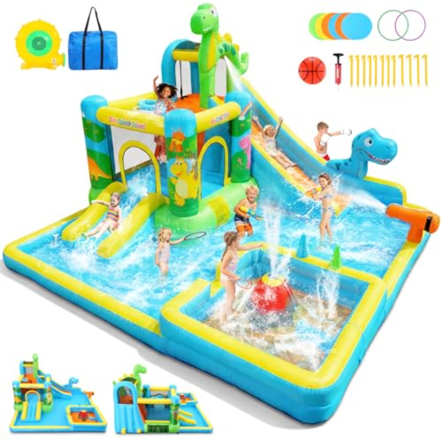 Outdoor backyard inflatable wa - огляд і ціна Kids Outdoor Water Slide