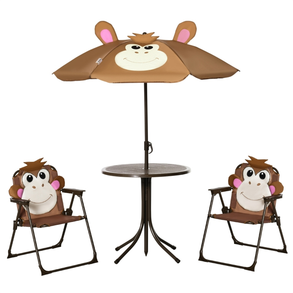 Cute Monkey Kids Patio Table C - огляд і ціна Kids Outdoor Umbrella For Table