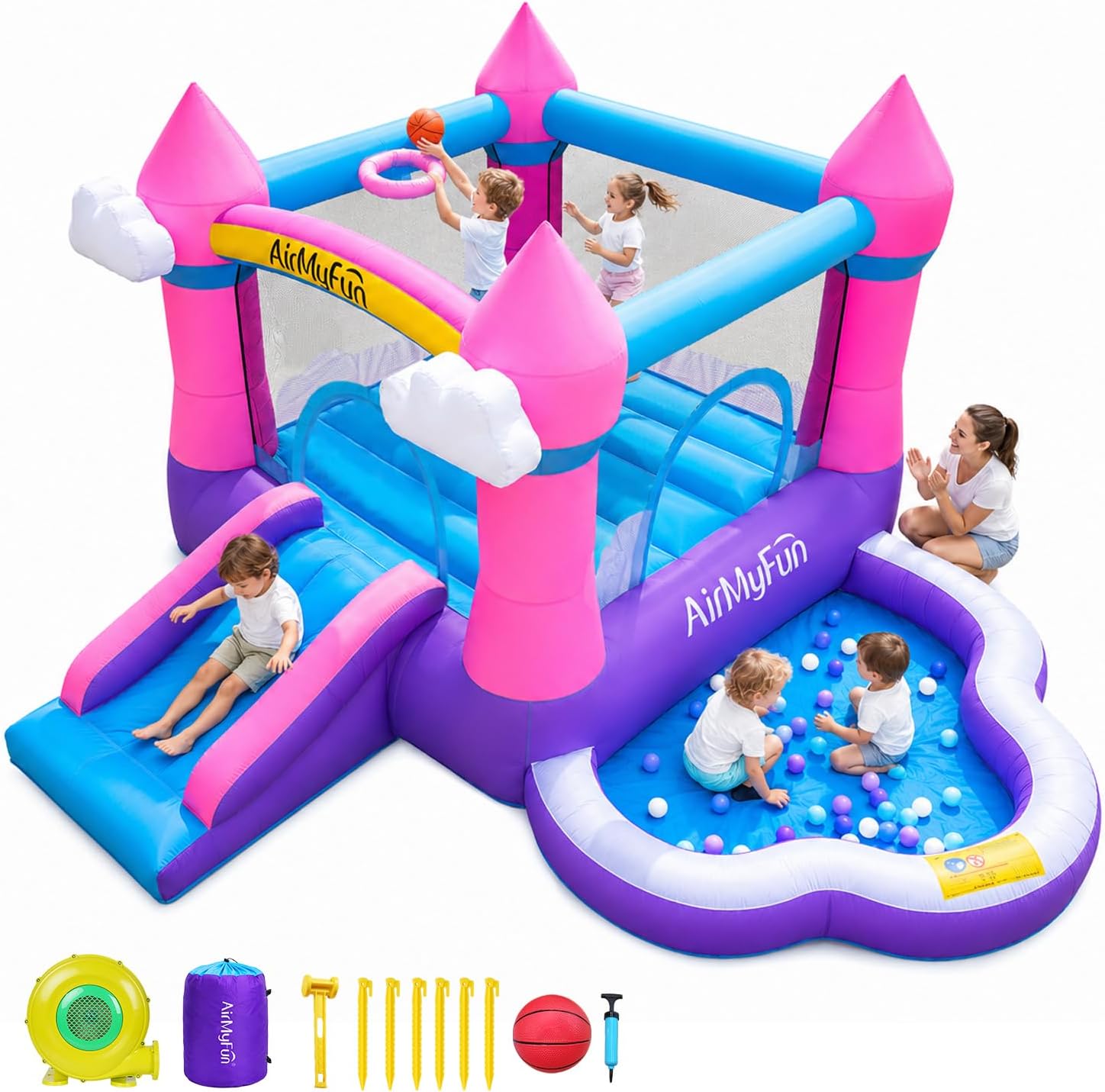 Pink Indoor/Outdoor Inflatable - огляд і ціна Kids Outdoor Inflatable