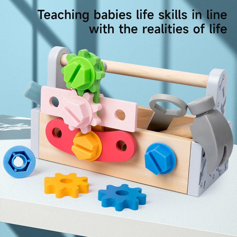 Children Toolbox Wooden Toys D - огляд і ціна Kids Outdoor Wooden Playset