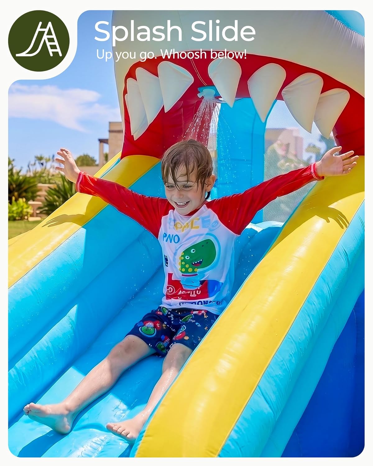 Kids Inflatable Water Slide Bo - огляд і ціна Kids Outdoor Water Slide