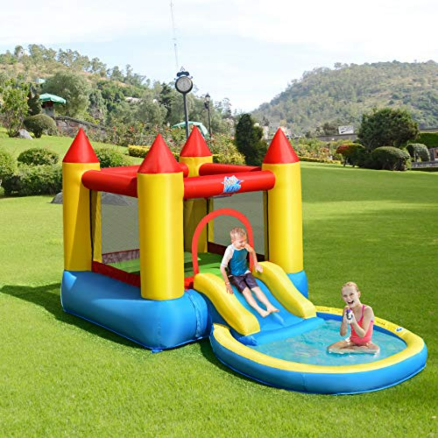 Outdoor backyard inflatable bo - огляд і ціна Kids Outdoor Water Slide