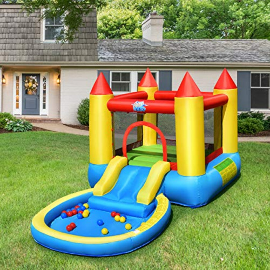 Outdoor backyard inflatable bo - огляд і ціна Kids Outdoor Water Slide