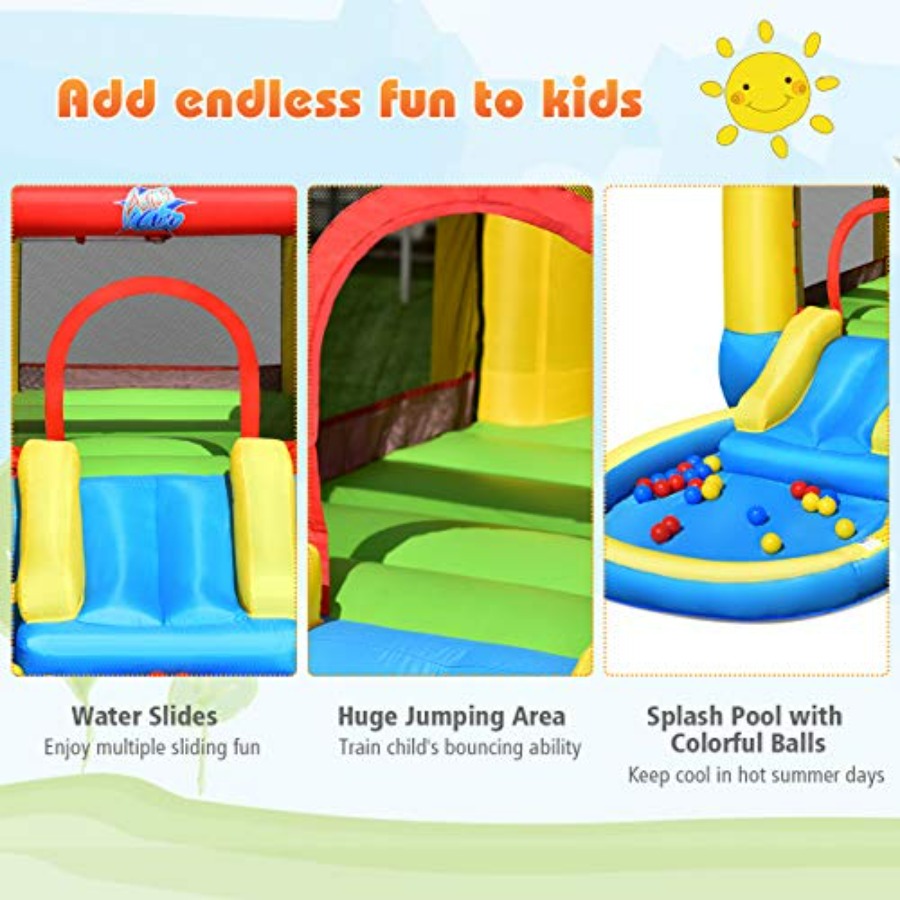Outdoor backyard inflatable bo - огляд і ціна Kids Outdoor Water Slide