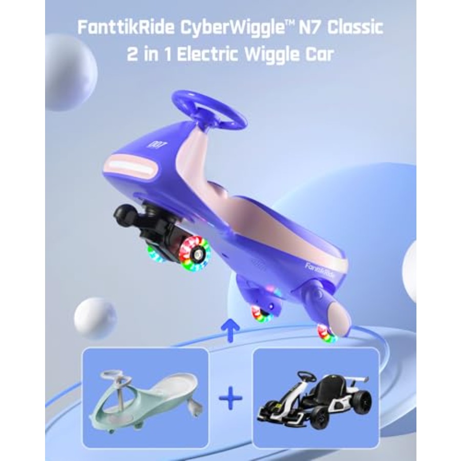 N7 Classic Electric Wiggle Car - огляд і ціна Ride On Toy Car