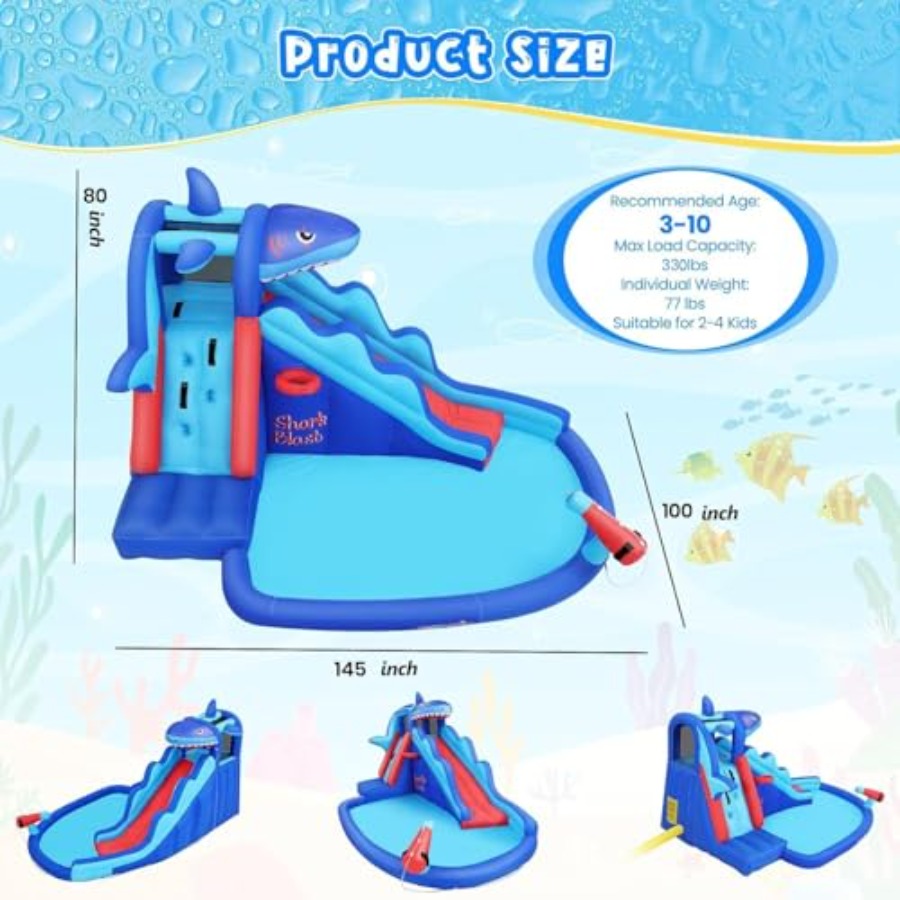 Outdoor/Indoor inflatable wate - огляд і ціна Kids Outdoor Water Slide