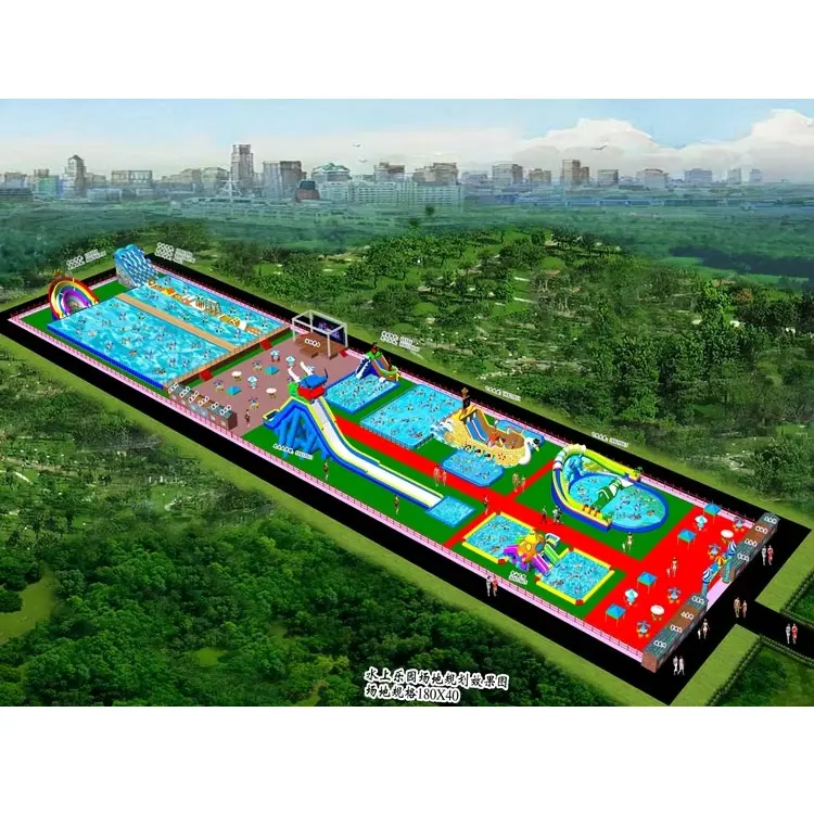 Custom Made Water Park Equipme - огляд і ціна Kids Outdoor Water Park