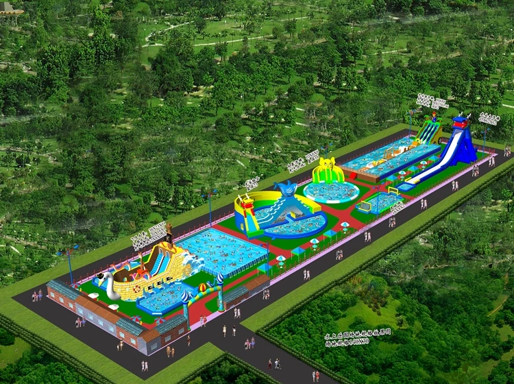 Custom Made Water Park Equipme - огляд і ціна Kids Outdoor Water Park