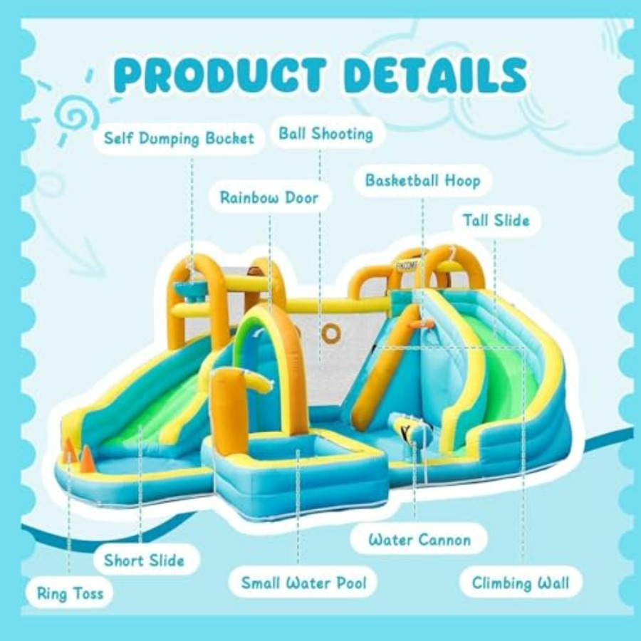 Backyard outdoor inflatable wa - огляд і ціна Kids Outdoor Water Slide