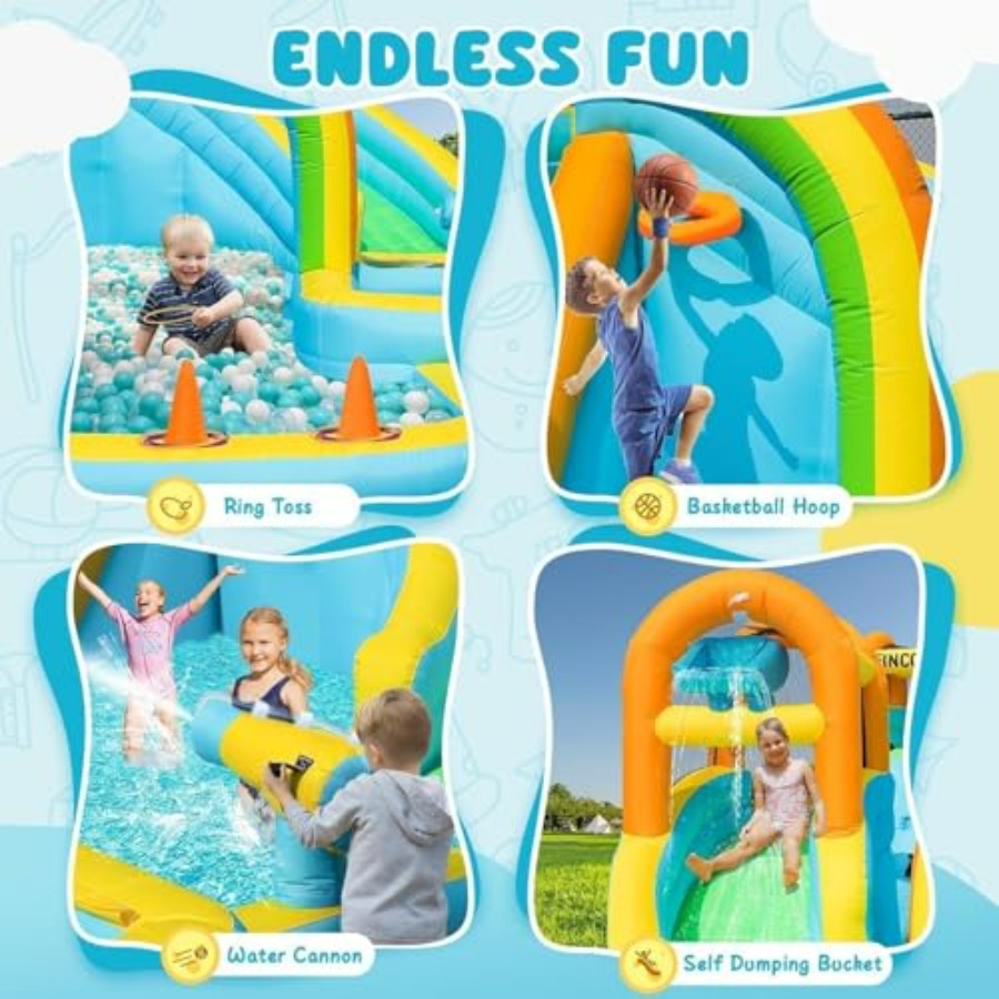 Backyard outdoor inflatable wa - огляд і ціна Kids Outdoor Water Slide