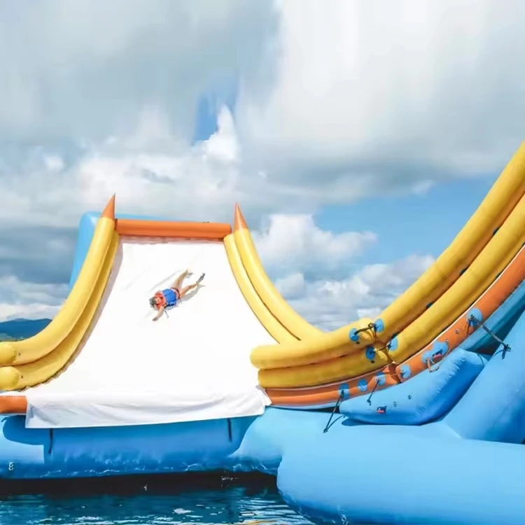 Large Inflatable Water Park wi - огляд і ціна Kids Outdoor Water Park