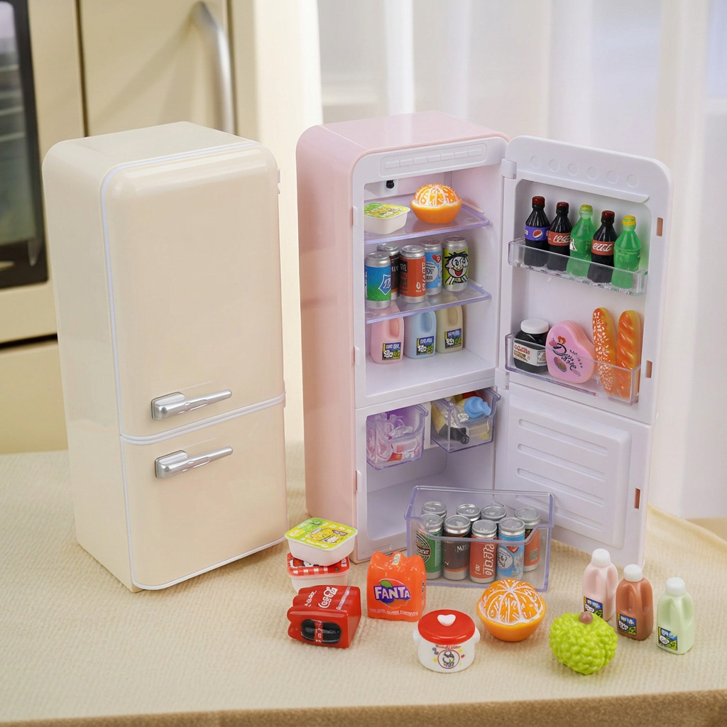33pcs Kids Mini Fridge Playset - огляд і ціна Kids Outdoor Mud Kitchen Accessories