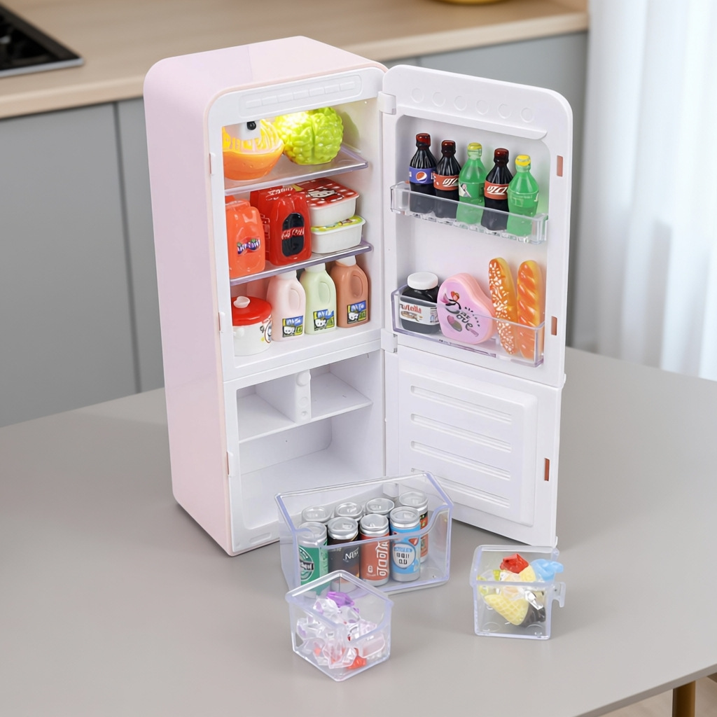 33pcs Kids Mini Fridge Playset - огляд і ціна Kids Outdoor Mud Kitchen Accessories