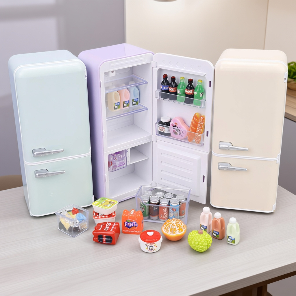 33pcs Kids Mini Fridge Playset - огляд і ціна Kids Outdoor Mud Kitchen Accessories