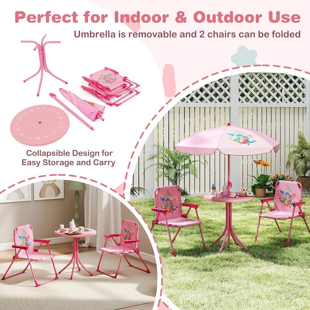 Kids Picnic Table, Kids Outdoo - огляд і ціна Kids Outdoor Umbrella For Table