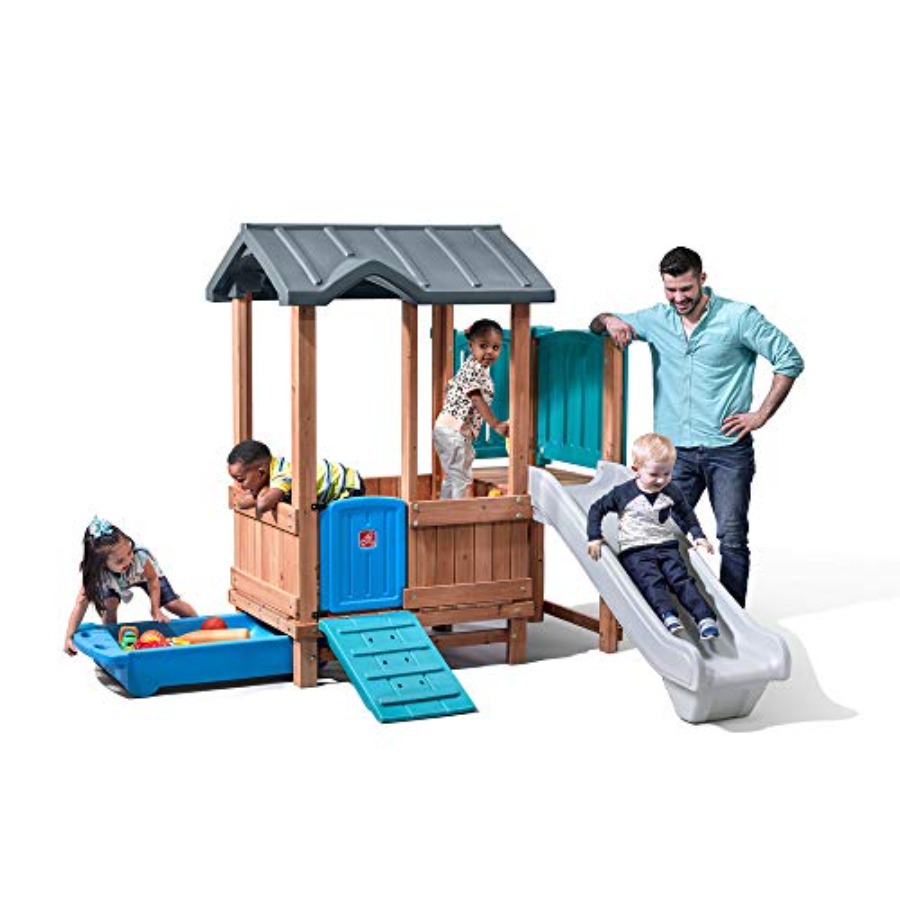 Woodland Adventure Playhouse & - огляд і ціна Kids Outdoor Wooden Playset