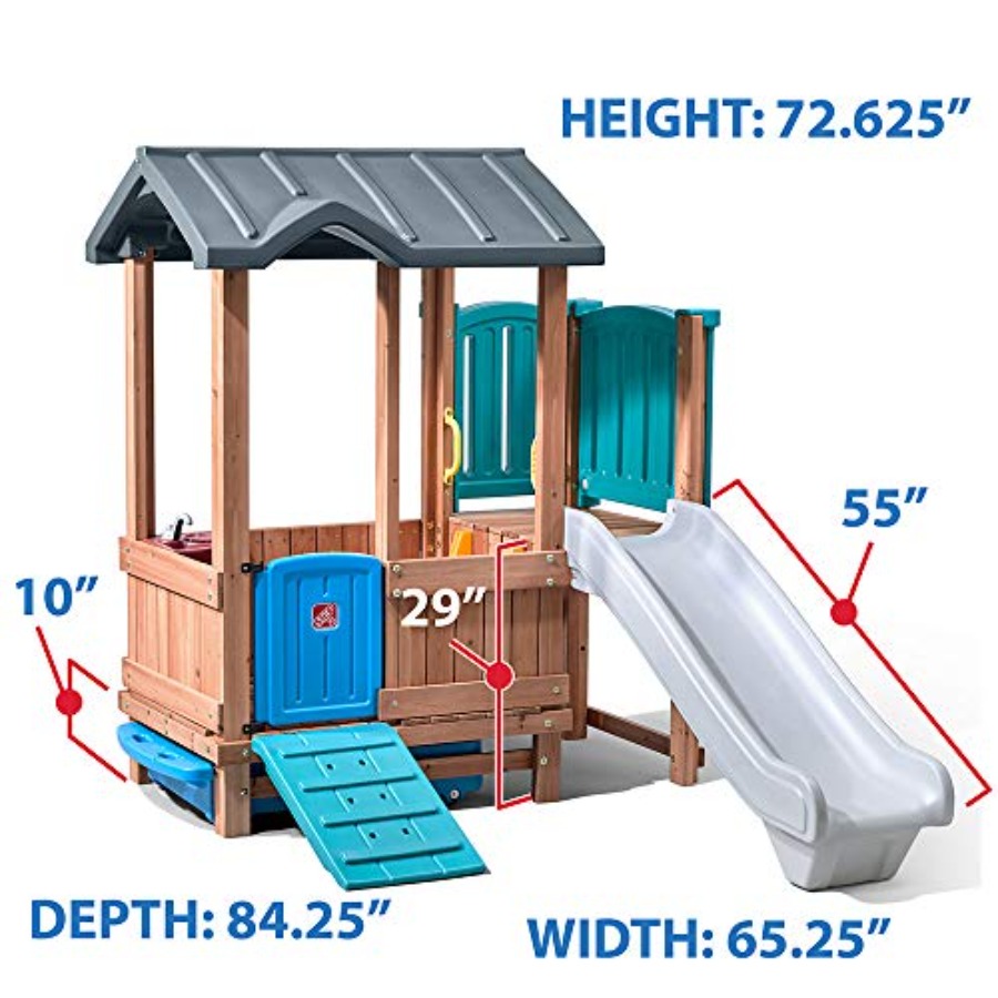 Woodland Adventure Playhouse & - огляд і ціна Kids Outdoor Wooden Playset