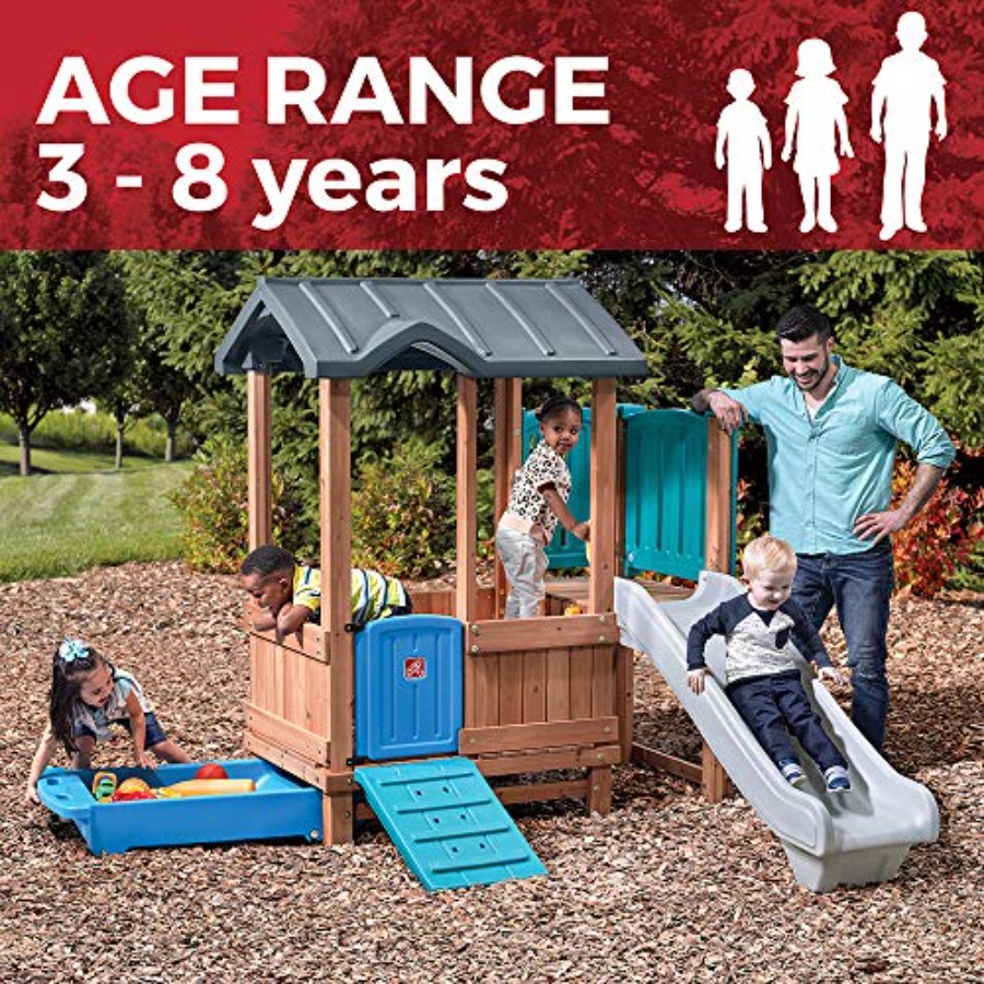 Woodland Adventure Playhouse & - огляд і ціна Kids Outdoor Wooden Playset