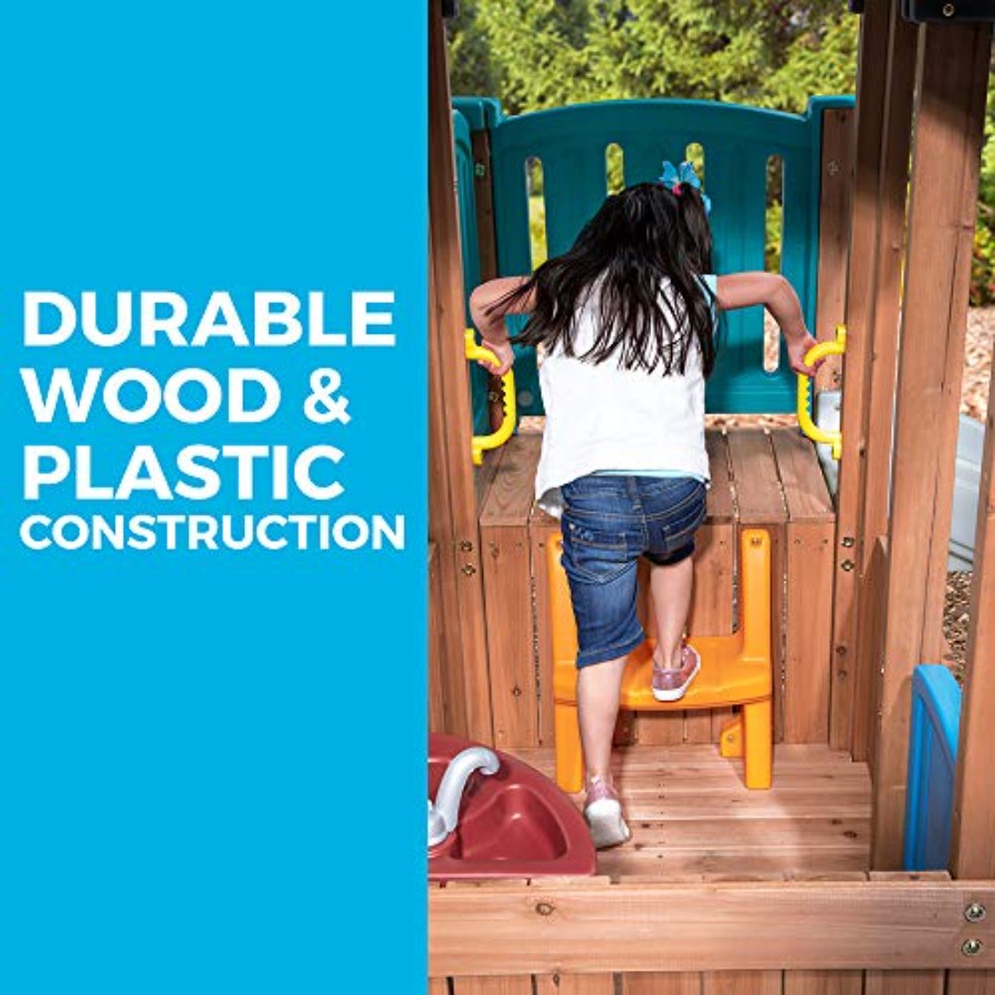 Woodland Adventure Playhouse & - огляд і ціна Kids Outdoor Wooden Playset