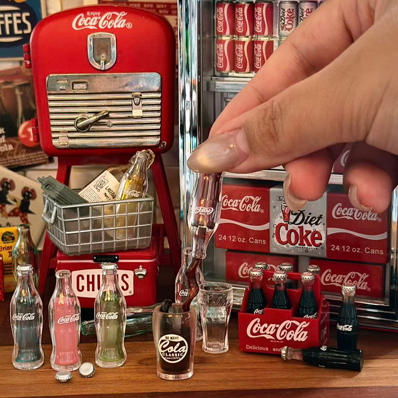 Mini Cola Milk Bottle Set 6 Co - огляд і ціна Kids Outdoor Kitchen Accessories