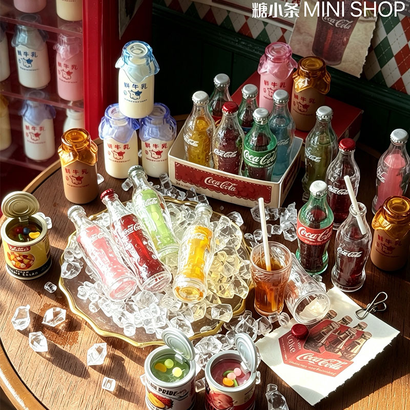 Mini Cola Milk Bottle Set 6 Co - огляд і ціна Kids Outdoor Kitchen Accessories