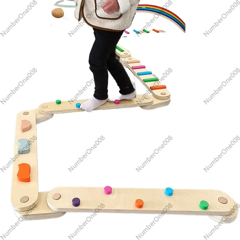 Thick Wooden Balance Beam Tact - огляд і ціна Kids Outdoor Balance Beam