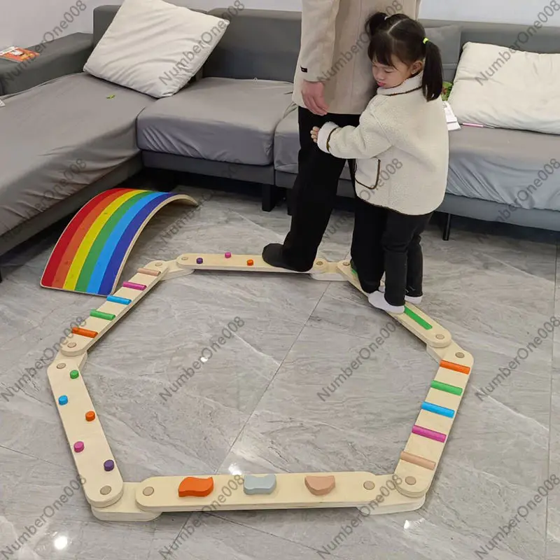 Thick Wooden Balance Beam Tact - огляд і ціна Kids Outdoor Balance Beam