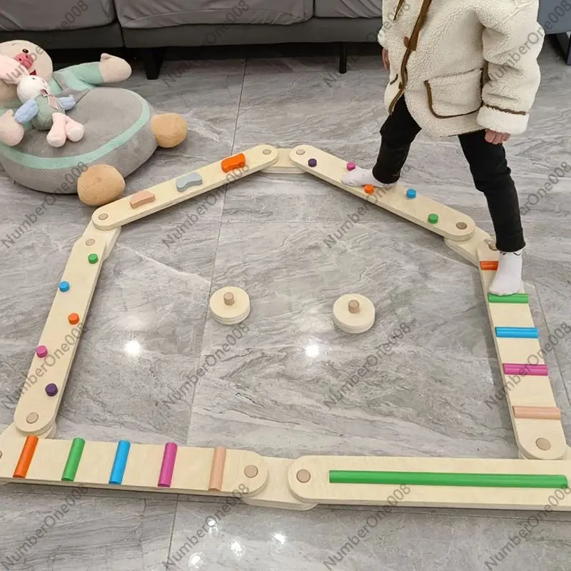Thick Wooden Balance Beam Tact - огляд і ціна Kids Outdoor Balance Beam