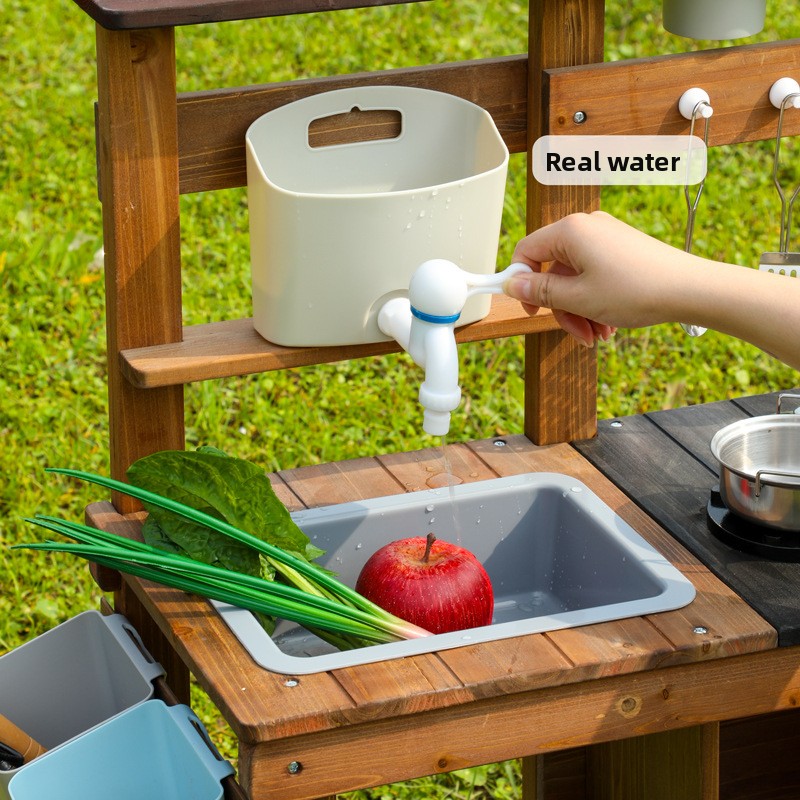 Montessori Outdoor Wooden Mud  - огляд і ціна Kids Outdoor Wooden Playset