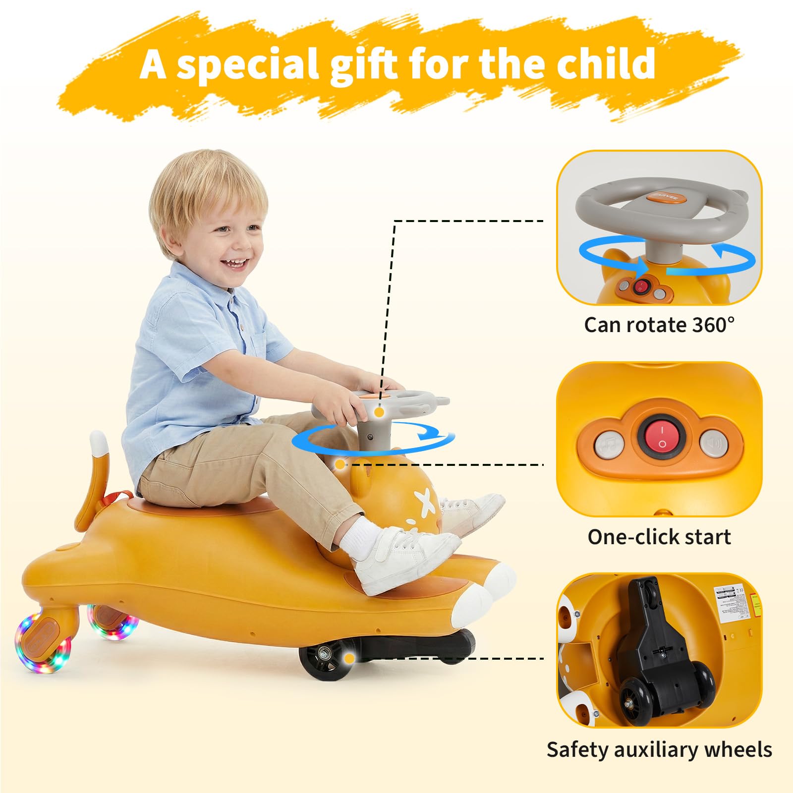 Kids Electric Wiggle Ride On C - огляд і ціна Ride On Toy Car